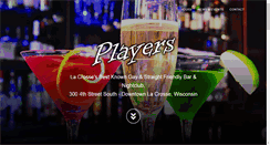 Desktop Screenshot of playersbarlacrosse.com